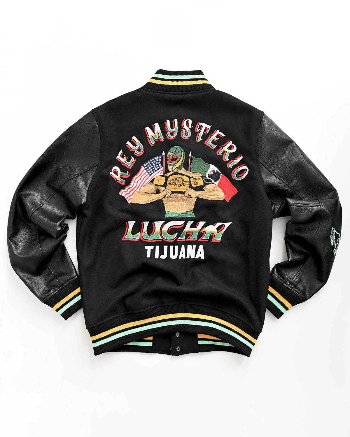 Rey Mysterio Lucha Melton Jacket - Roots of Fight