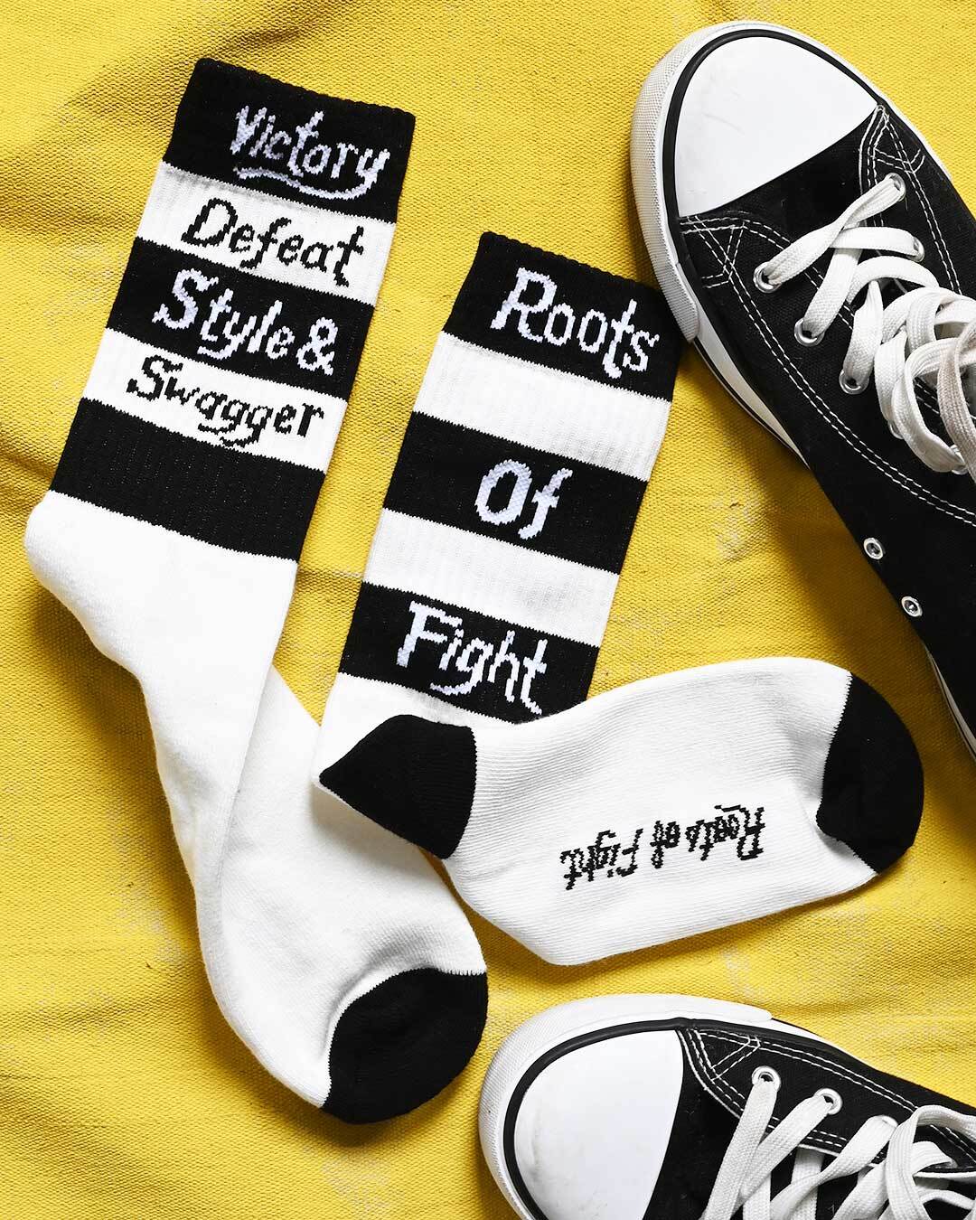 ROF VDSS Striped Socks - Roots of Fight