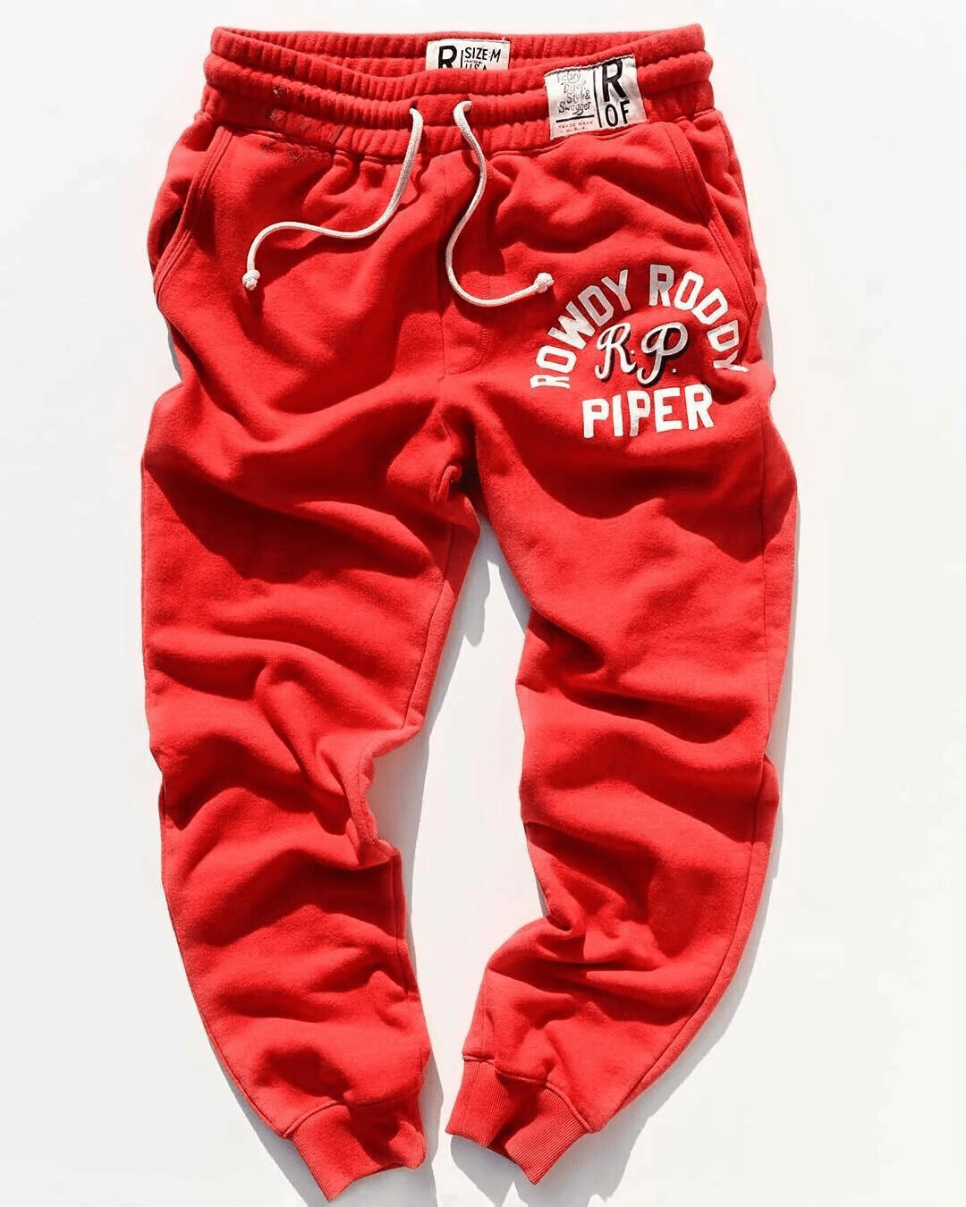 Rowdy Roddy Piper Red Sweatpants Roots of Fight