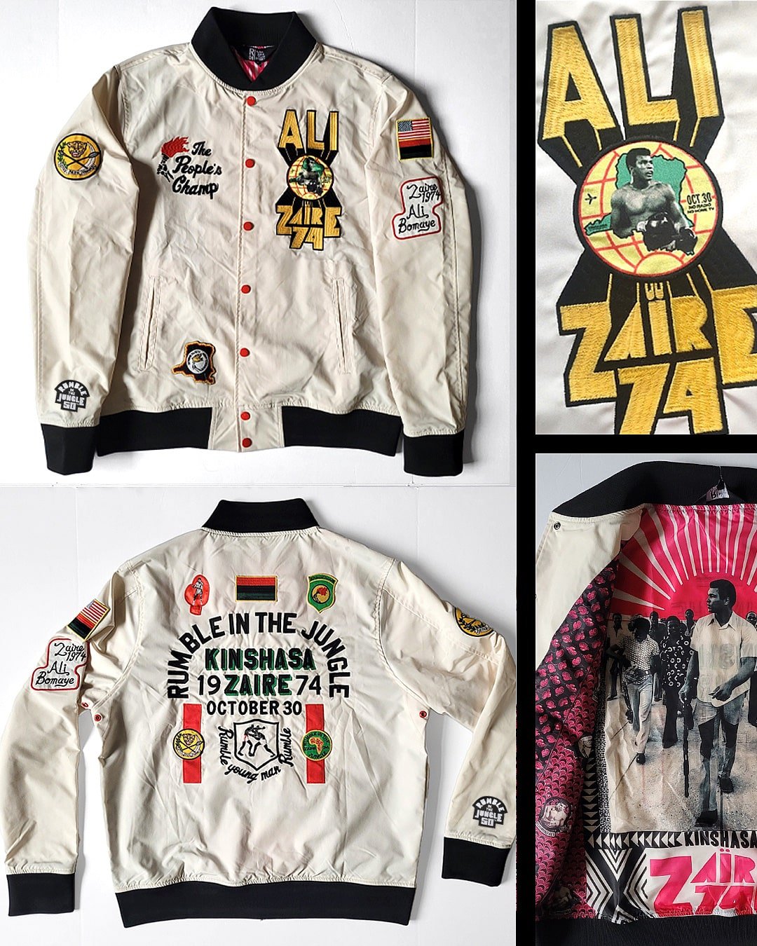 Rumble In The Jungle &#39;74 Stadium Jacket - Roots of Fight