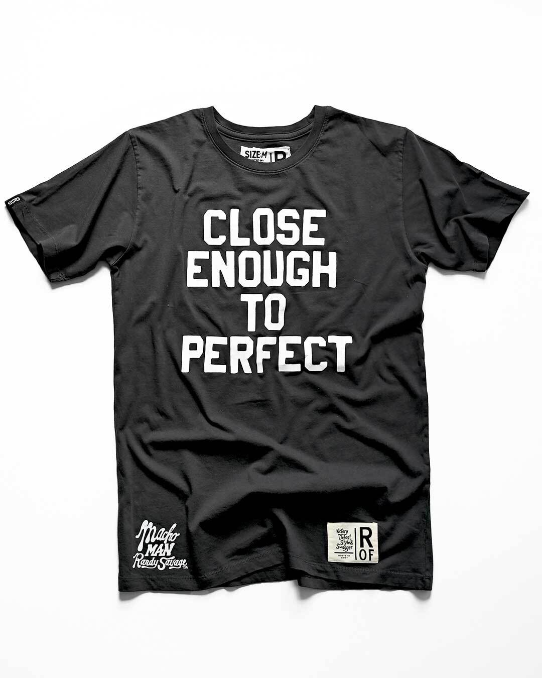 Savage &#39;Close Enough To Perfect&#39; Black Tee - Roots of Fight