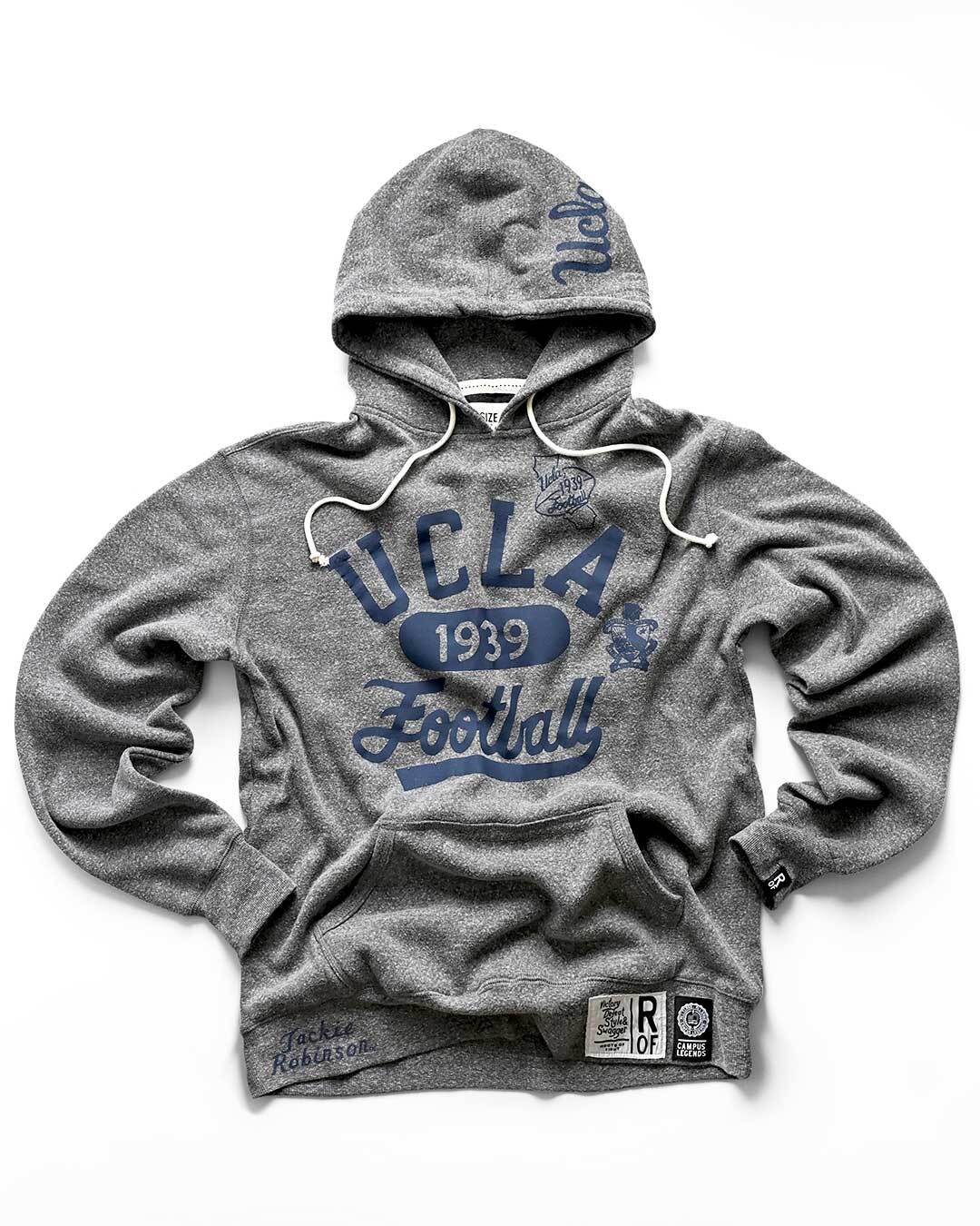 UCLA - JR &#39;39 Football Grey PO Hoody - Roots of Fight