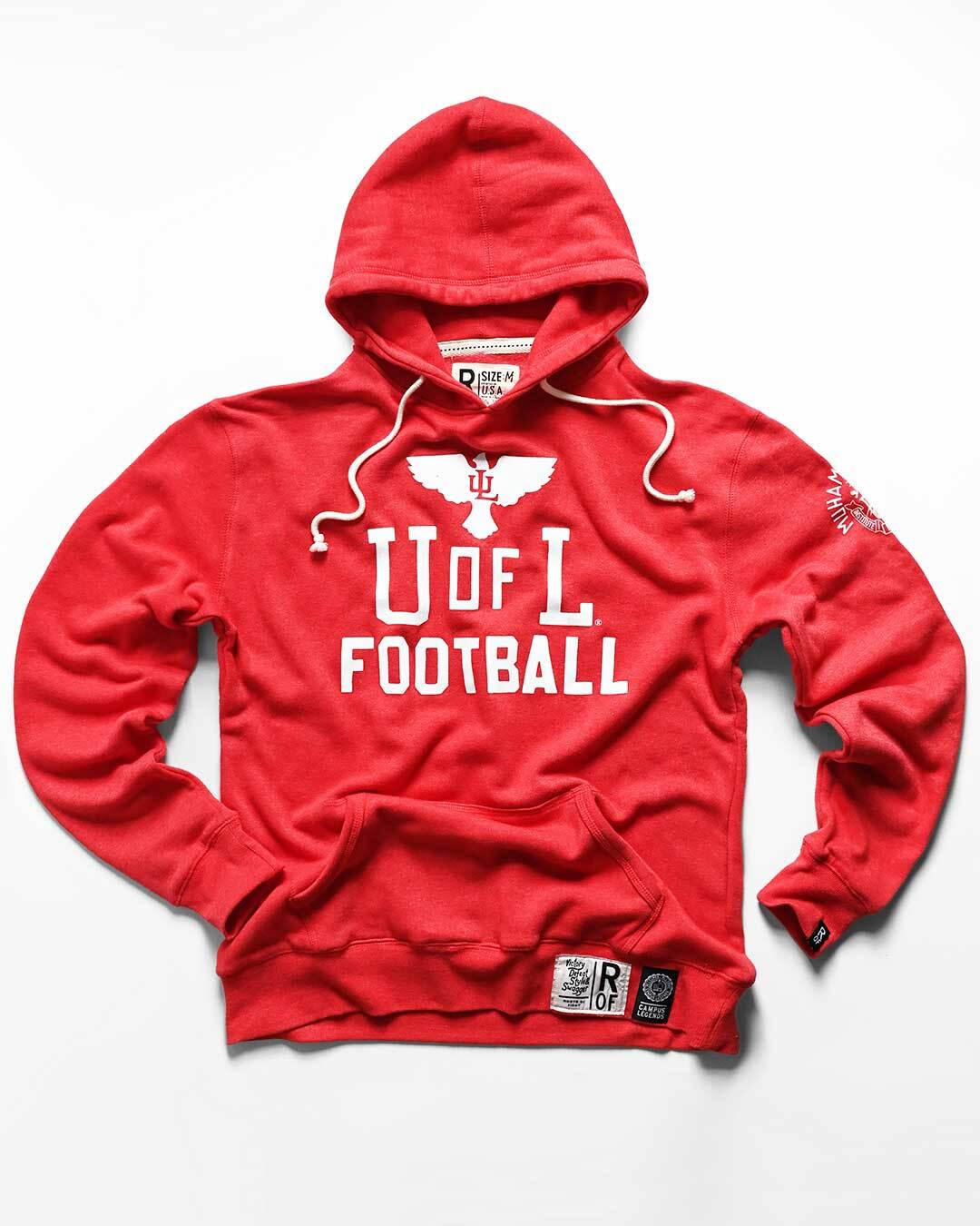 UofL - Ali Football Red PO Hoody - Roots of Fight