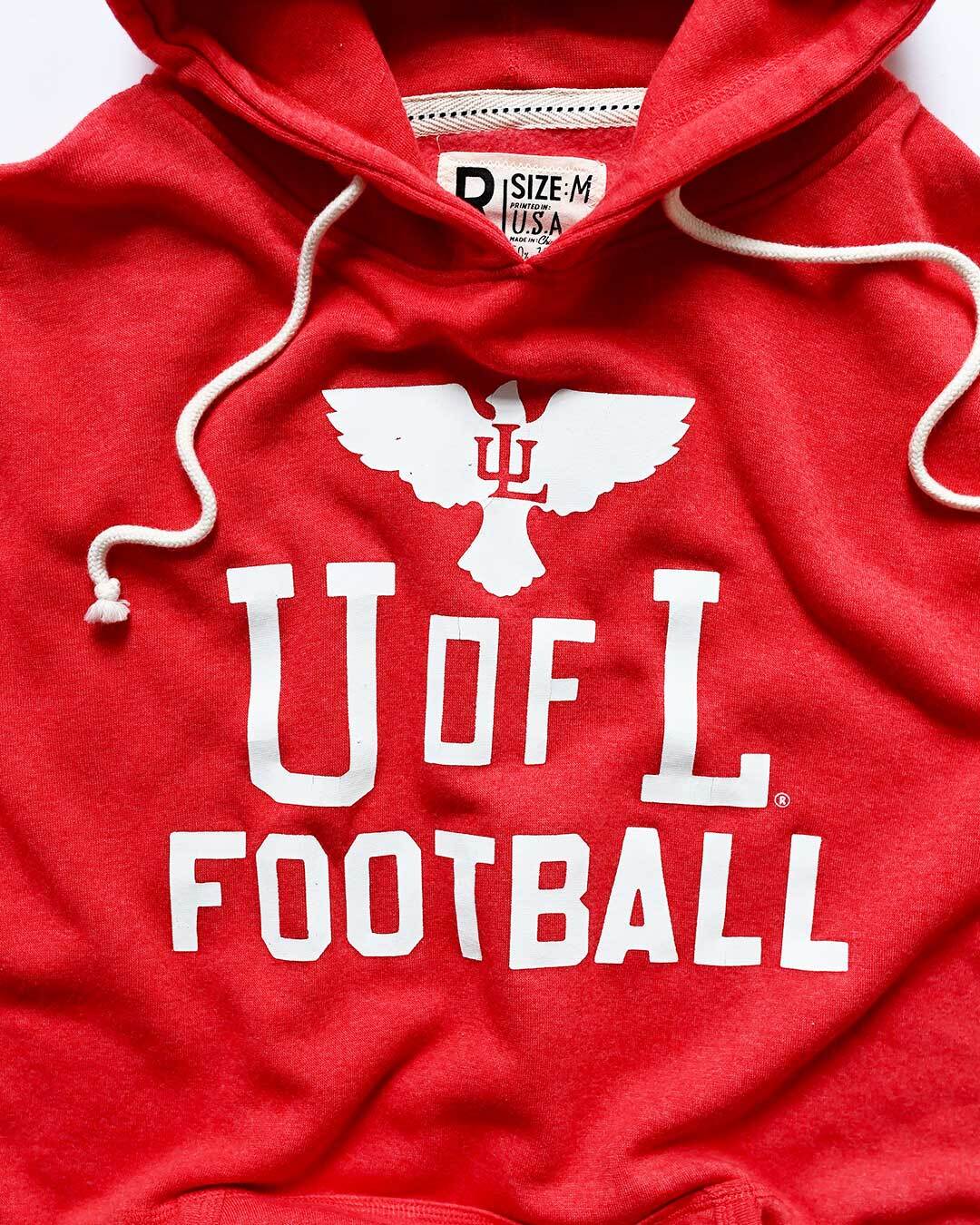 UofL - Ali Football Red PO Hoody - Roots of Fight