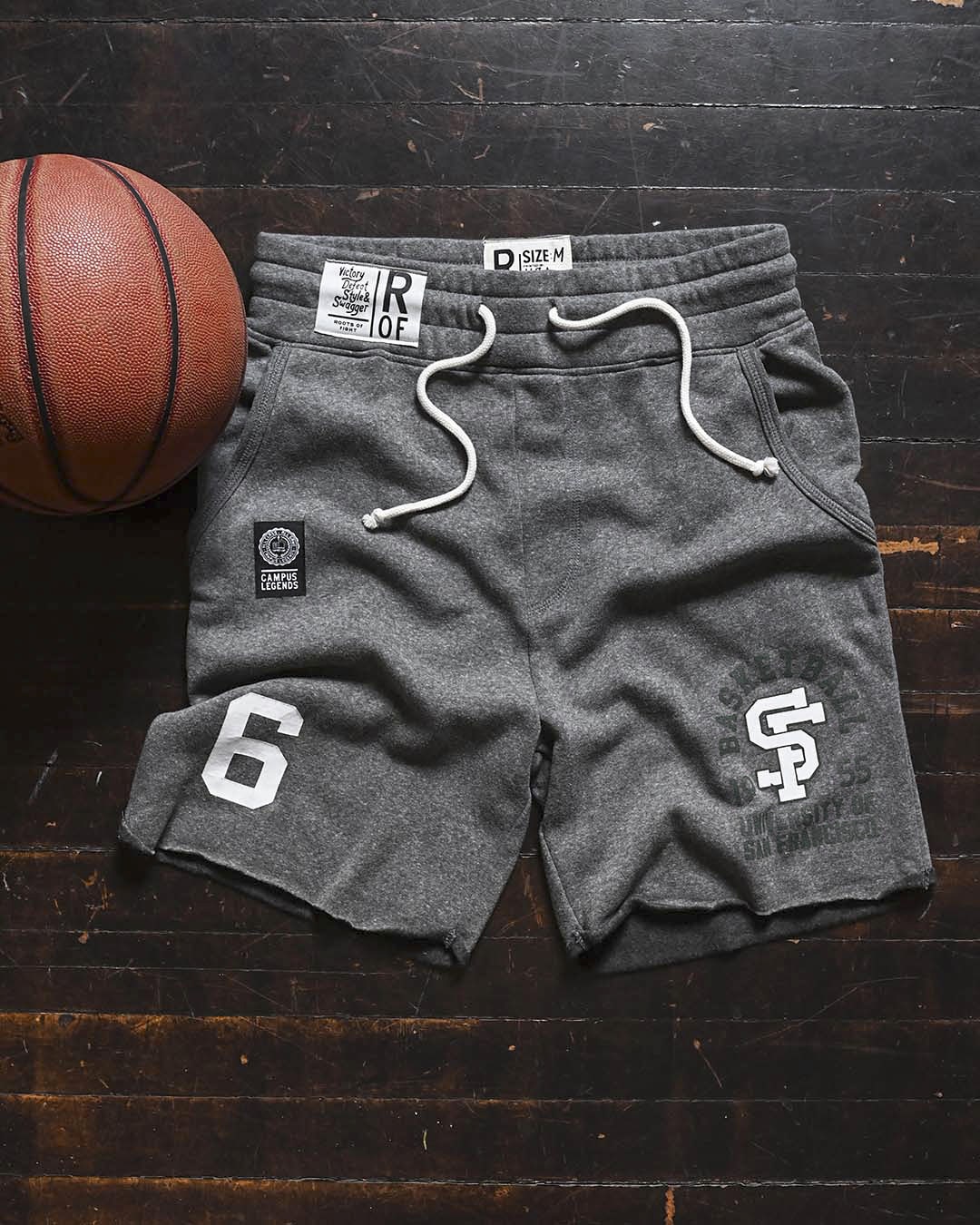 USF - Bill Russell &#39;55 Grey Shorts - Roots of Fight