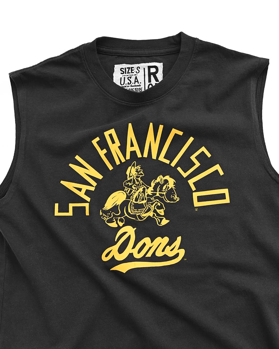 USF - San Francisco Dons Black Muscle Tee - Roots of Fight