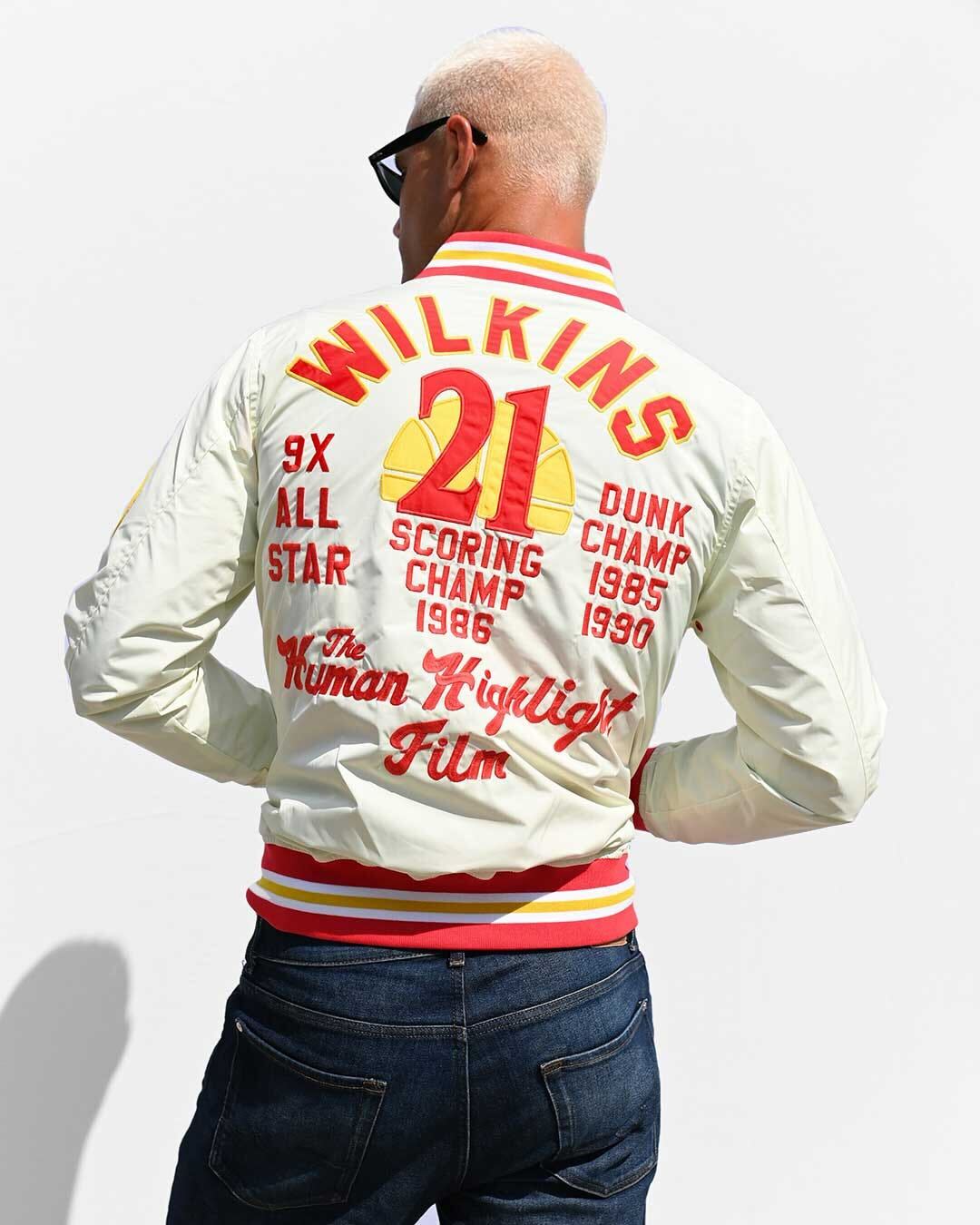 Dominique Wilkins Atlanta #21 Stadium Jacket - Roots of Fight