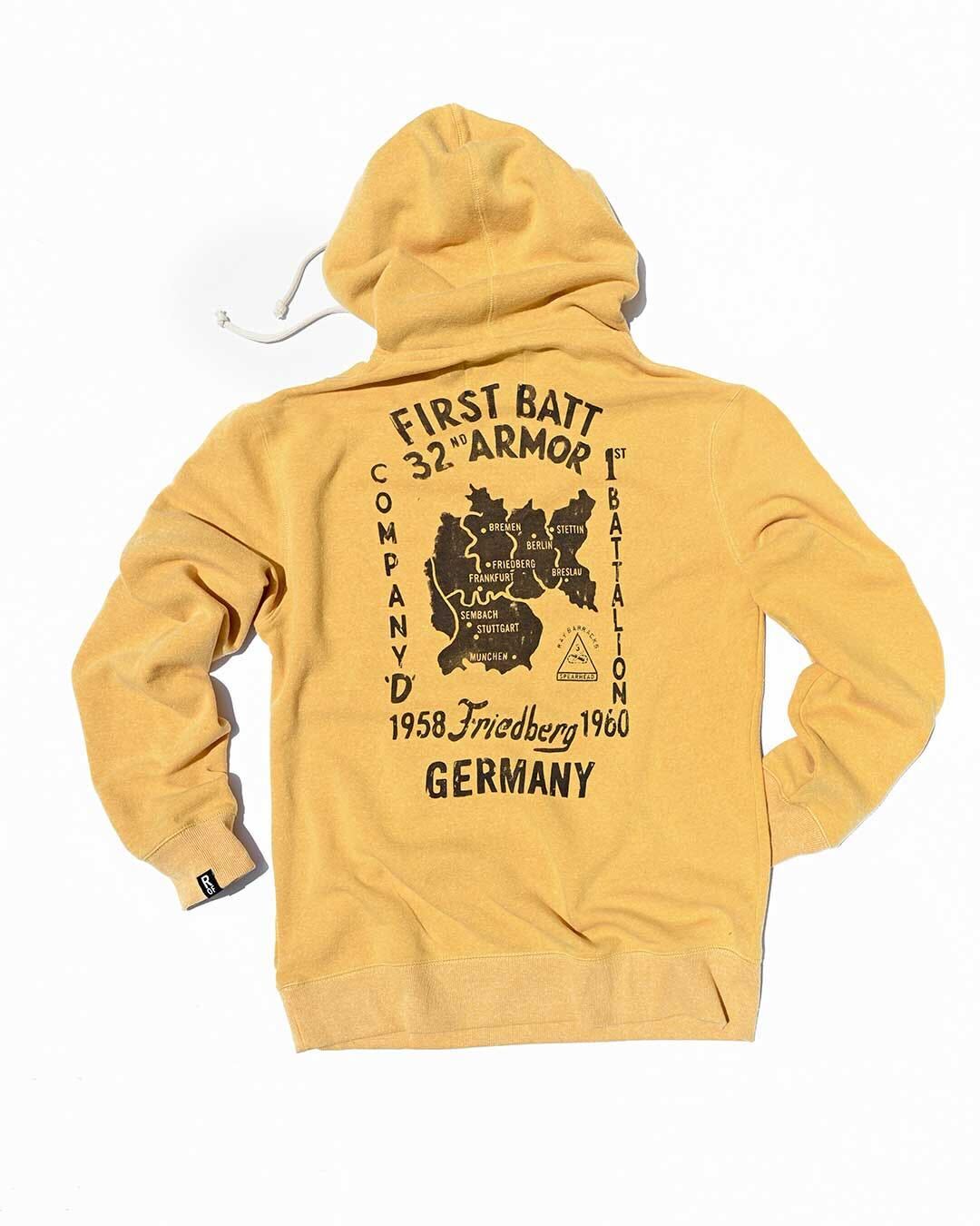 Elvis 1958 Military Gold Hoody - Roots of Fight