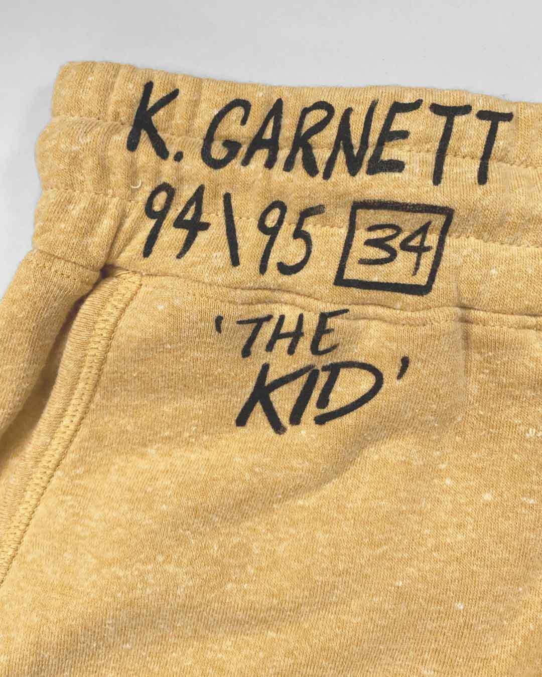 Kevin Garnett 34 Yellow Sweatpants - Roots of Inc dba Roots of Fight