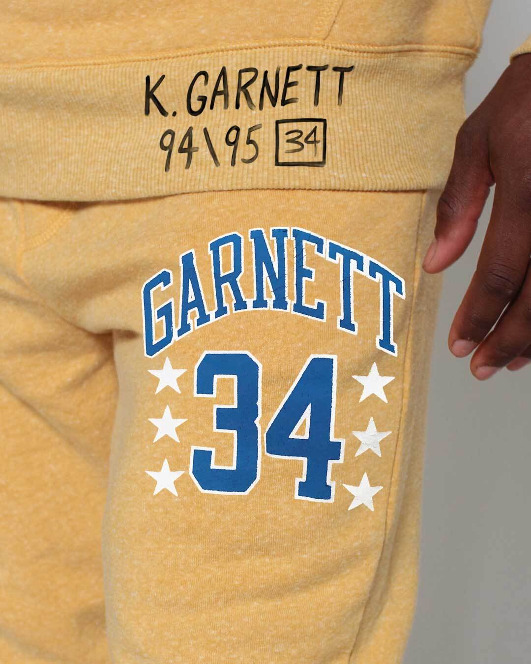 Kevin Garnett 34 Yellow Sweatpants - Roots of Inc dba Roots of Fight