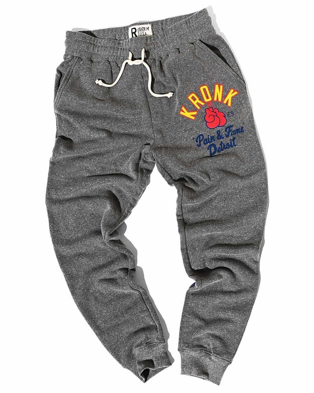 Kronk Gym Classic Grey Sweatpants - Roots of Fight