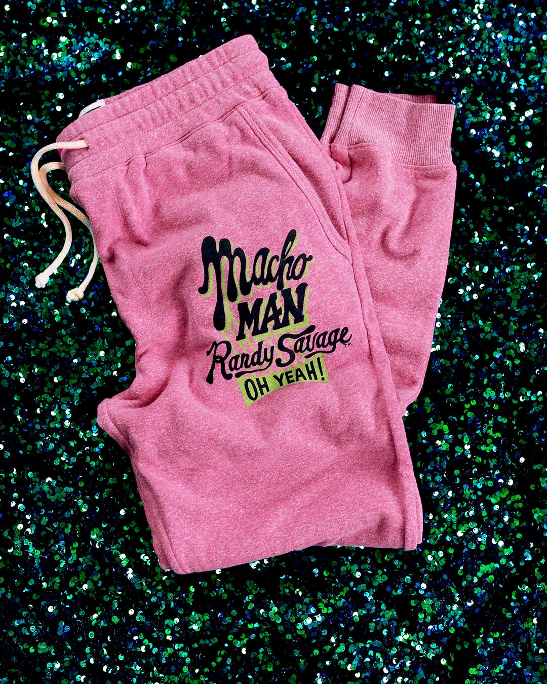 Macho Man Randy Savage Pink Sweatpants - Roots of Fight