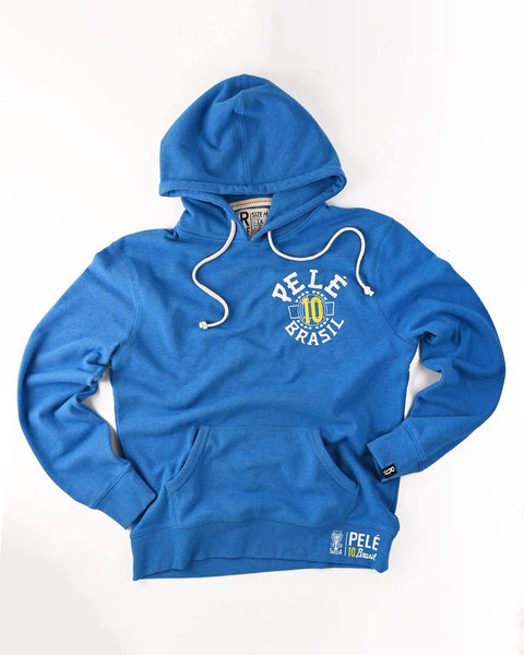 Pelé 1958 Brasil Blue PO Hoody - Roots of Fight