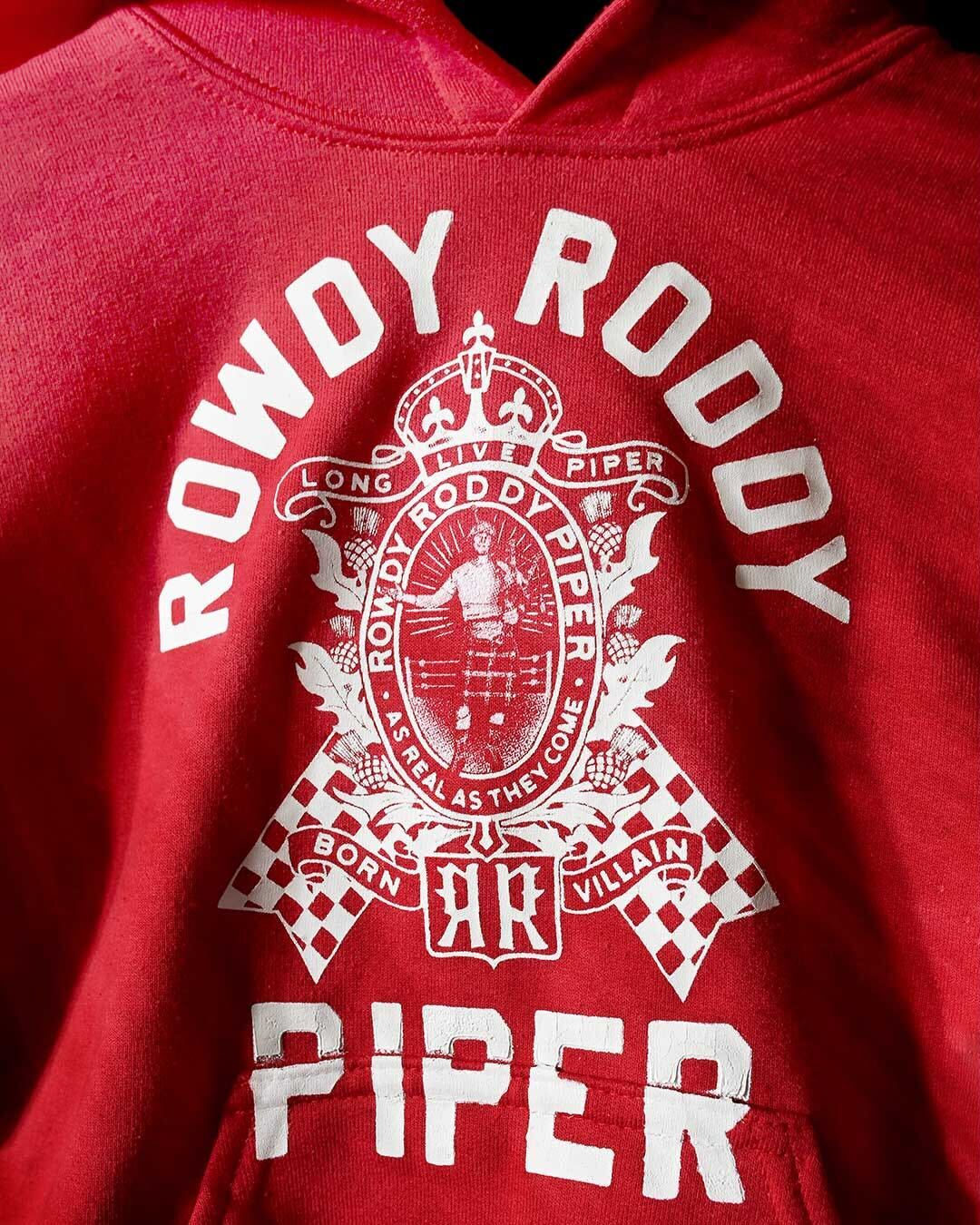 Rowdy Roddy Piper Red Kid's Hoody - Roots of Fight