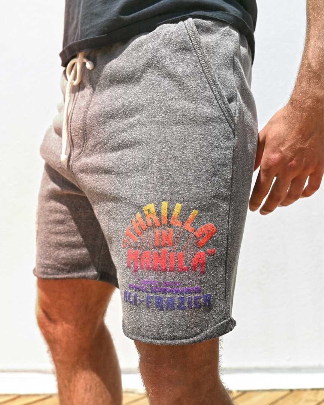 Thrilla in Manila Tribute Grey Shorts Fight - Roots of